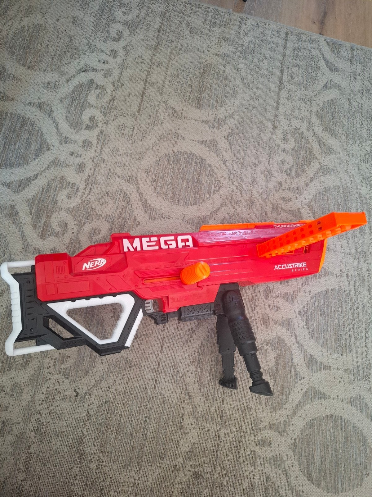 Nerf Mega Thunderhawk Accustrike Series Blaster, Ophalen of Verzenden, Gebruikt, Jongen of Meisje