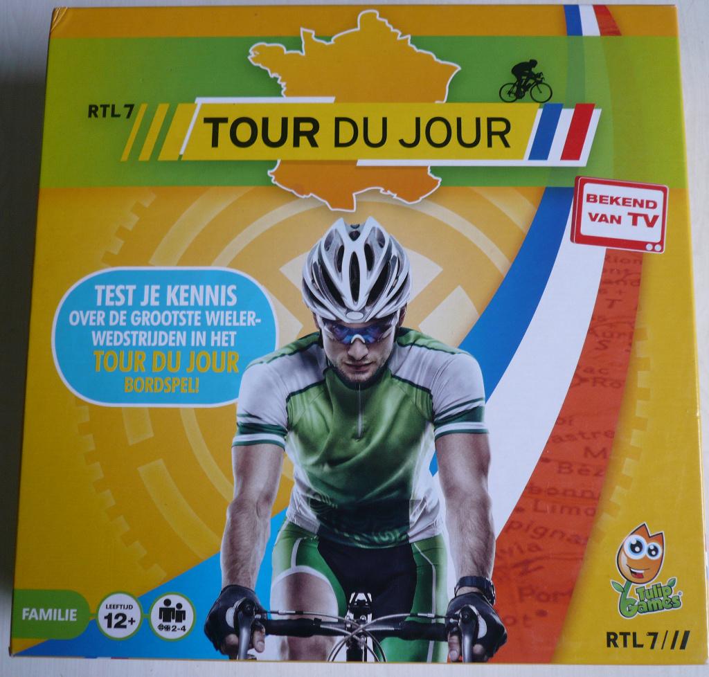 wielrenspel TOUR du JOUR, fiets spel Tour de France, Een of twee spelers, Ophalen of Verzenden, Zo goed als nieuw