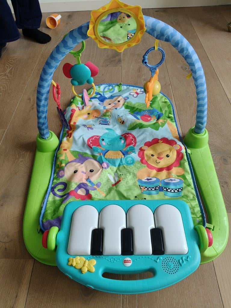 Fisher-Price Kick 'n Play Piano Gym Speelkleed, Kinderen en Baby's, Speelgoed | Babyspeelgoed, Ophalen, Met licht
