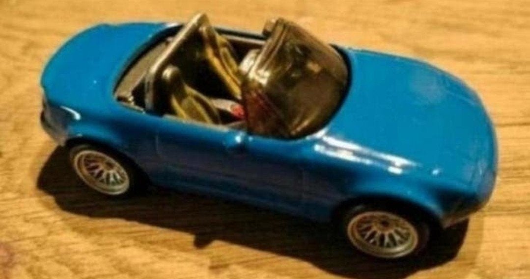 Handwerk getunede MAZDA MIATA MX5 BBS VELGEN nieuwe lak, Hobby en Vrije tijd, Modelauto's | 1:50, Ophalen of Verzenden, Nieuw