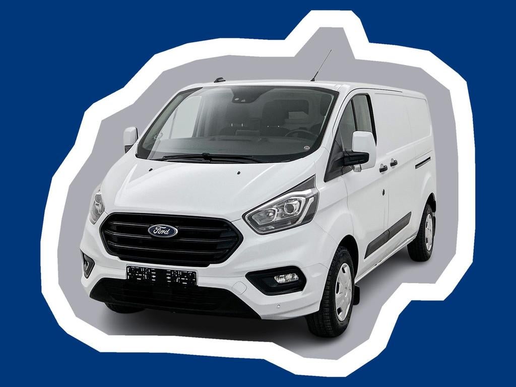 Ford Transit Custom 320 2.0 TDCI L2H1 Schuifdeur L+R Camera, Voorwielaandrijving, 4 cilinders, Met garantie (alle), Wit