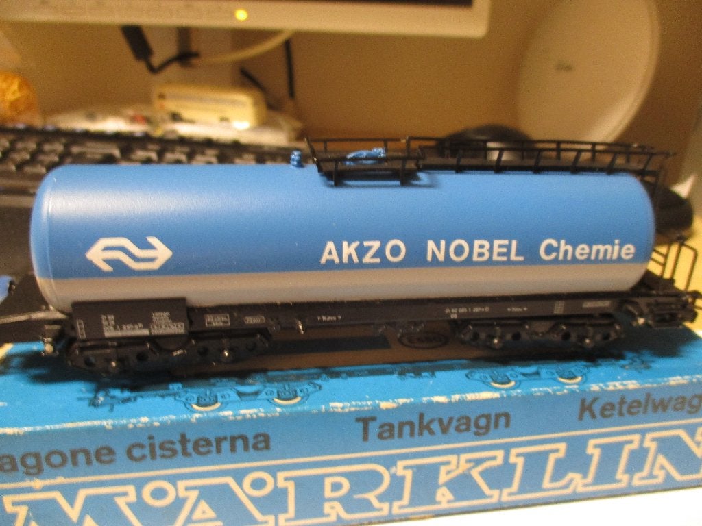 Marklin Tankwagen AKZO NOBEL Chemie, NVT, Wisselstroom, Analoog, Wagon