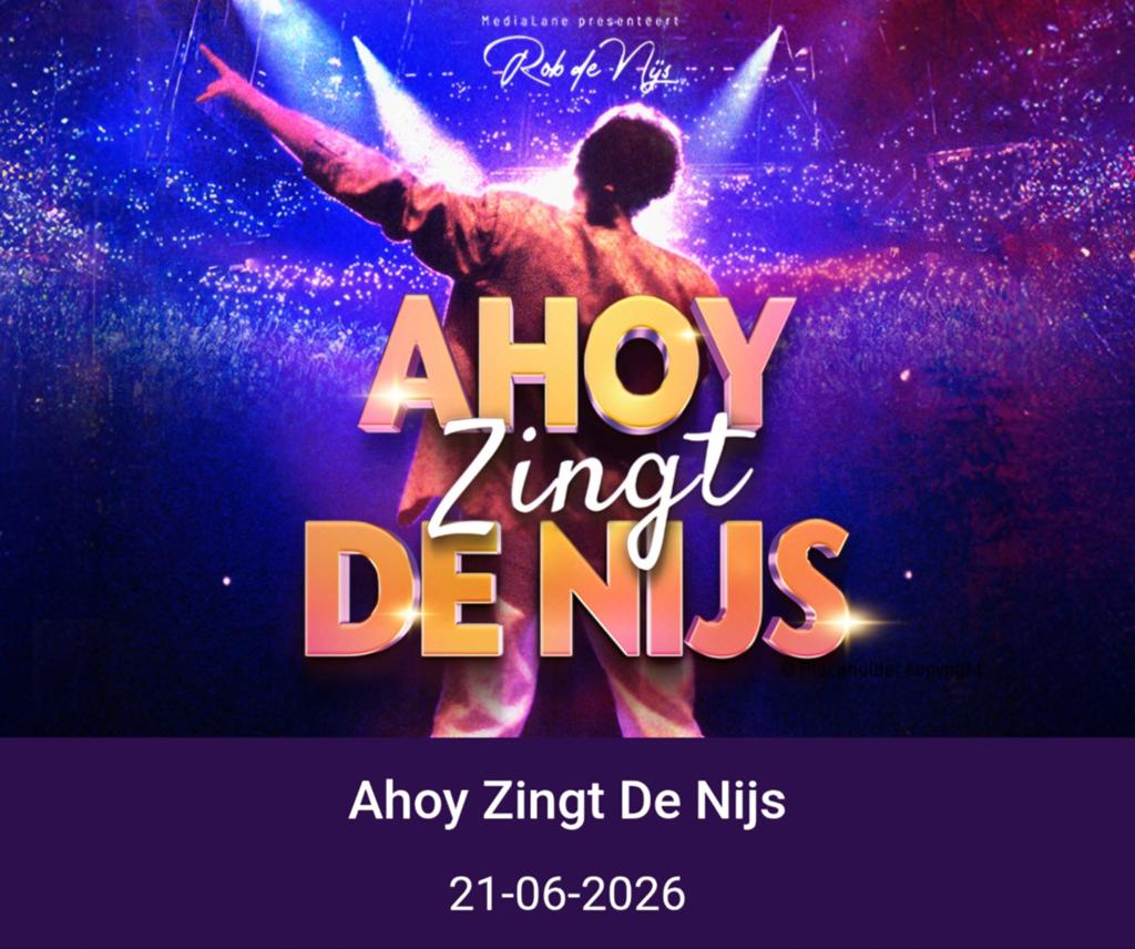 Ahoy zingt de Nijs zondag 21 juni om 14.00 uur, Drie personen of meer