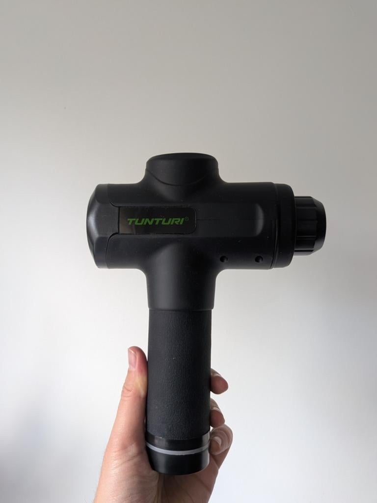 Tunturi MG50 Massage Gun (2020) – als nieuw, met handleiding, Ophalen of Verzenden, Zo goed als nieuw, Apparaat