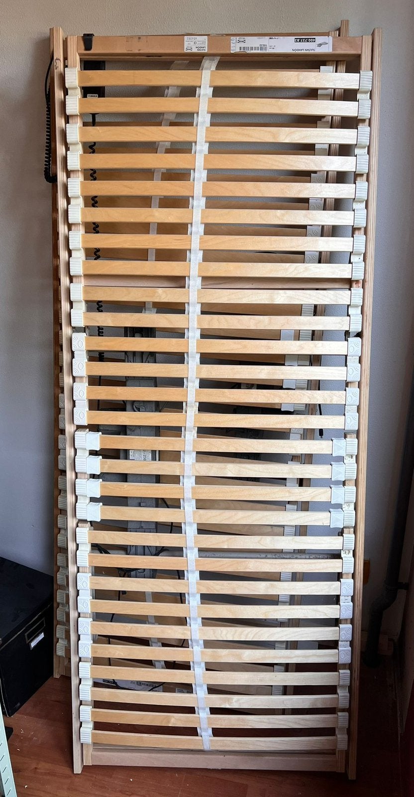 Elektrisch verstelbare lattenbodems ikea sultan landon, Ophalen, Gebruikt, Eenpersoons, 80 cm