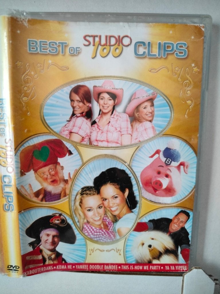 DVD Best of Studio 100 Clips, Alle leeftijden, Overige genres, Overige typen, Zo goed als nieuw