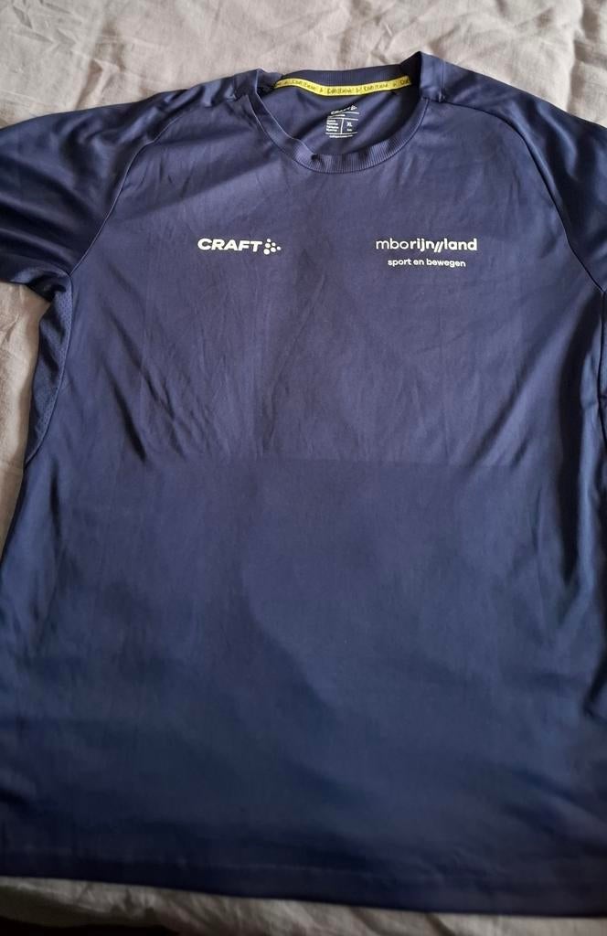Craft MBO Rijnland Sport en Bewegen T-shirt Maat XL, Craft, Blauw, Maat 56/58 (XL), Ophalen of Verzenden