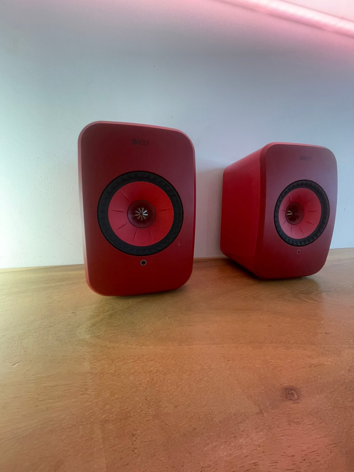 KEF LSX II Stereopaar HIFI speakers, Ophalen, Stereo speakers, Inclusief kabels, Zo goed als nieuw
