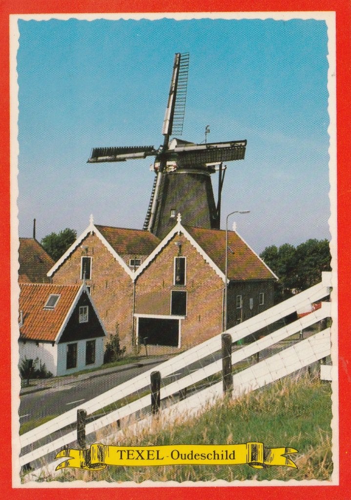 OUDESCHILD Molen, Verzenden, 1980 tot heden, Gelopen, Waddeneilanden