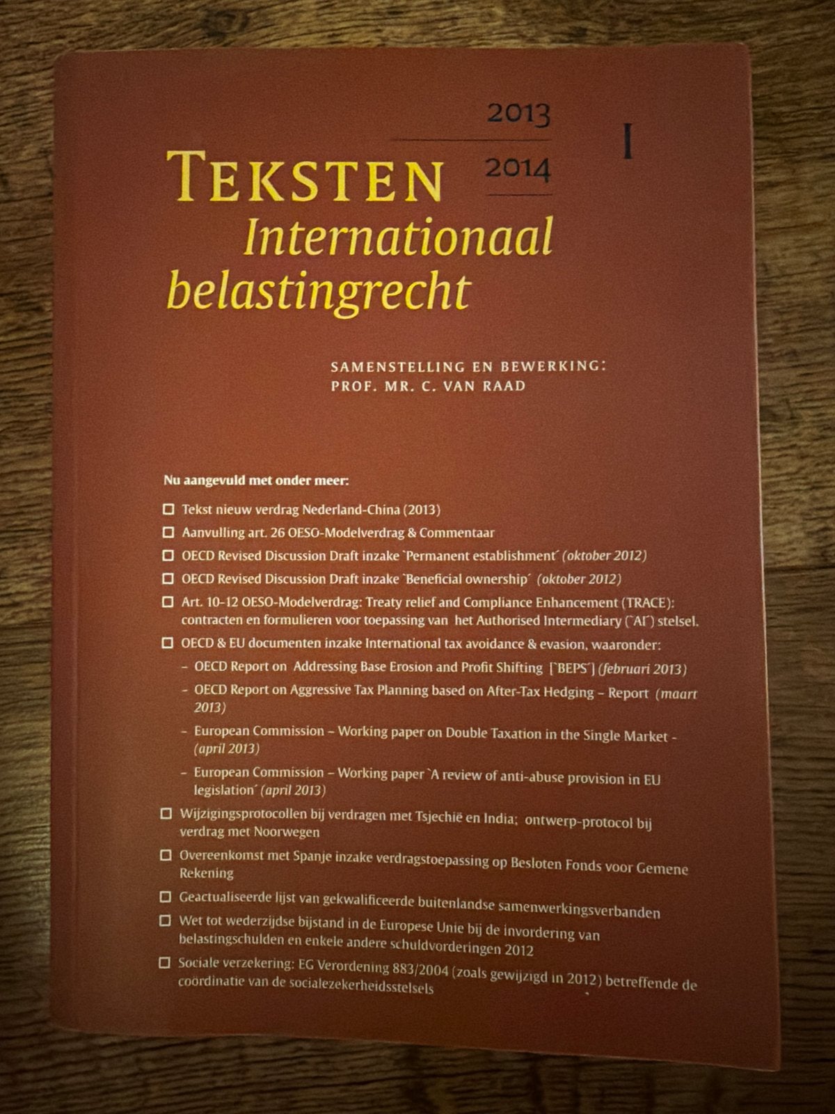 Teksten Internationaal belastingrecht 2013-2014, Ophalen, Gamma, Gelezen, WO