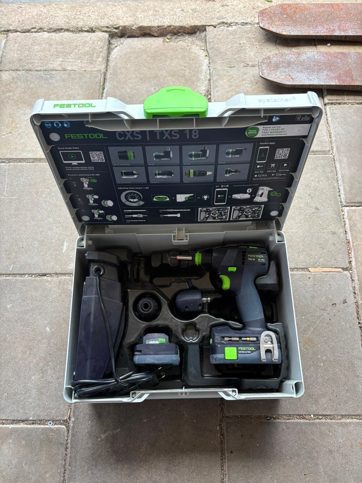 Festool TXS 18 C 3,0-Set accuboormachine in Systainer, Doe-het-zelf en Verbouw, Ophalen of Verzenden, Zo goed als nieuw, Boor- en Schroefmachine