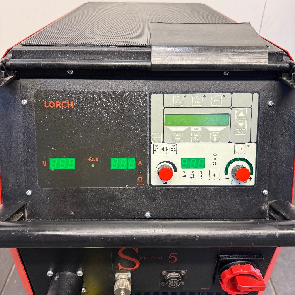 Dubbel Pulse Lorch Saprom S5 MIG MAG Lasapparaat 400v WTGK, Gebruikt, Sales@lorch.eu, Ophalen of Verzenden, Im Anwänder 24-26, 71549 Auenwald, Duitsland