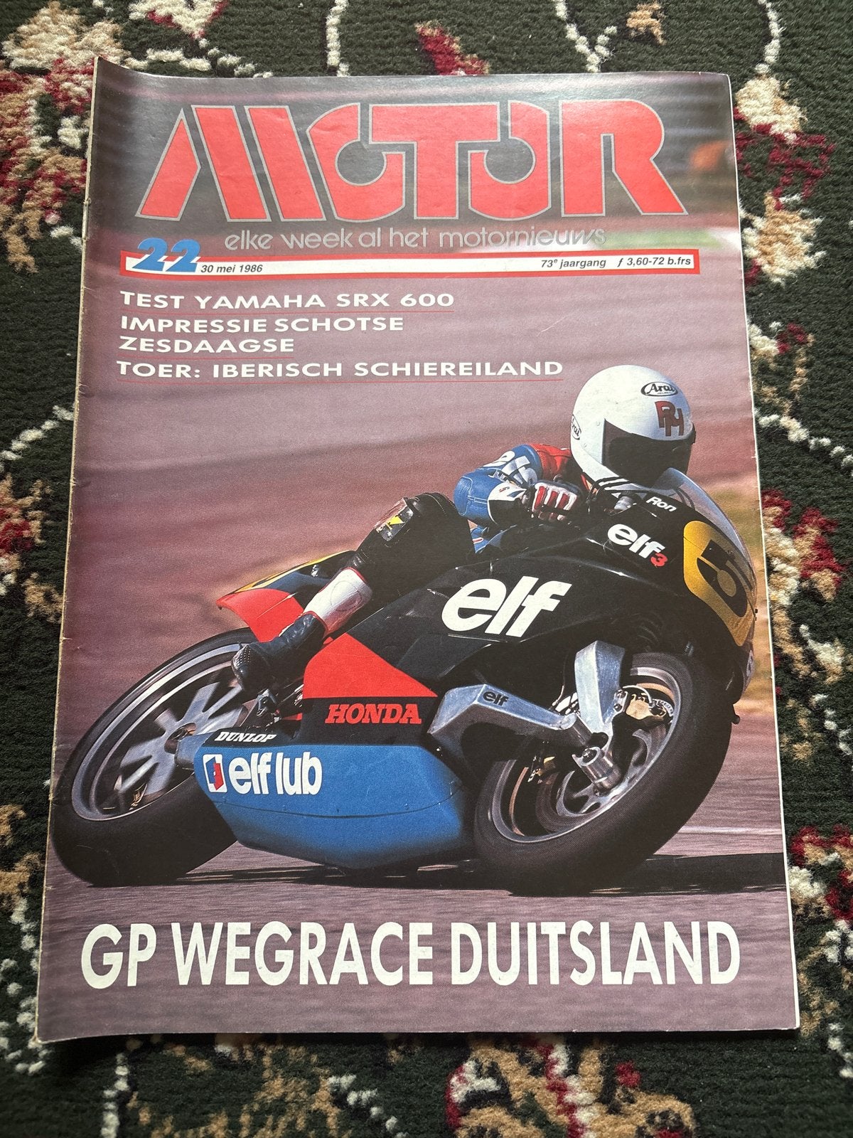 Motor Magazine 30 mei 1986 - GP Wegrace Duitsland, Ophalen of Verzenden, Gelezen, Algemeen