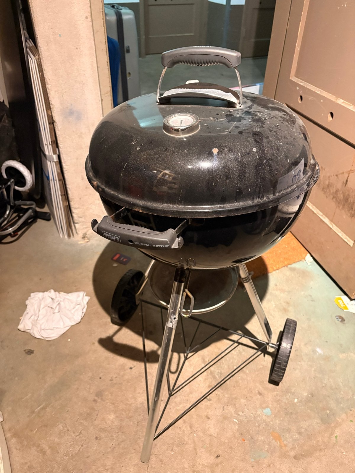 Weber Houtskoolbarbecue, Ophalen, Gebruikt