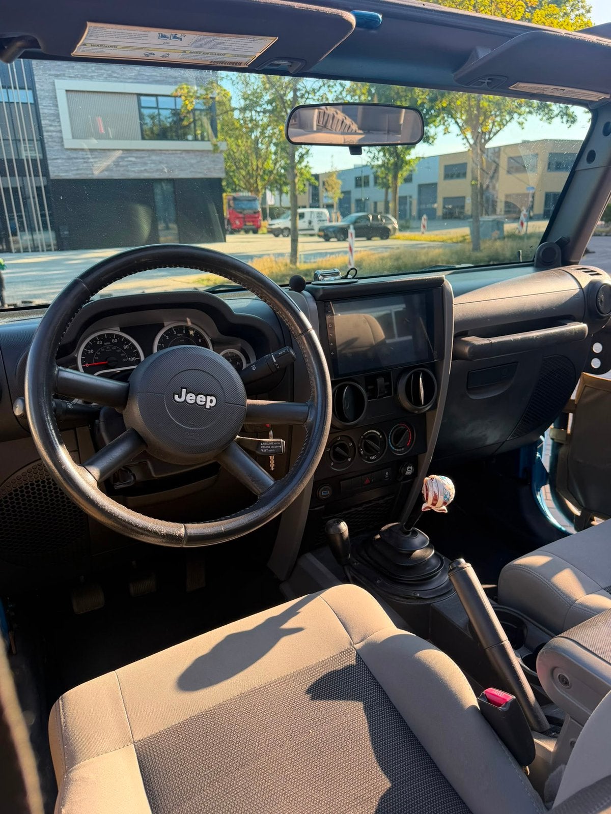 ‼️JEEP WRANGLER JK 3.8 V6 200PK EXTREME OFFROAD YOUNGTIMER‼️, Stof, 1800 kg, Blauw, Bedrijf