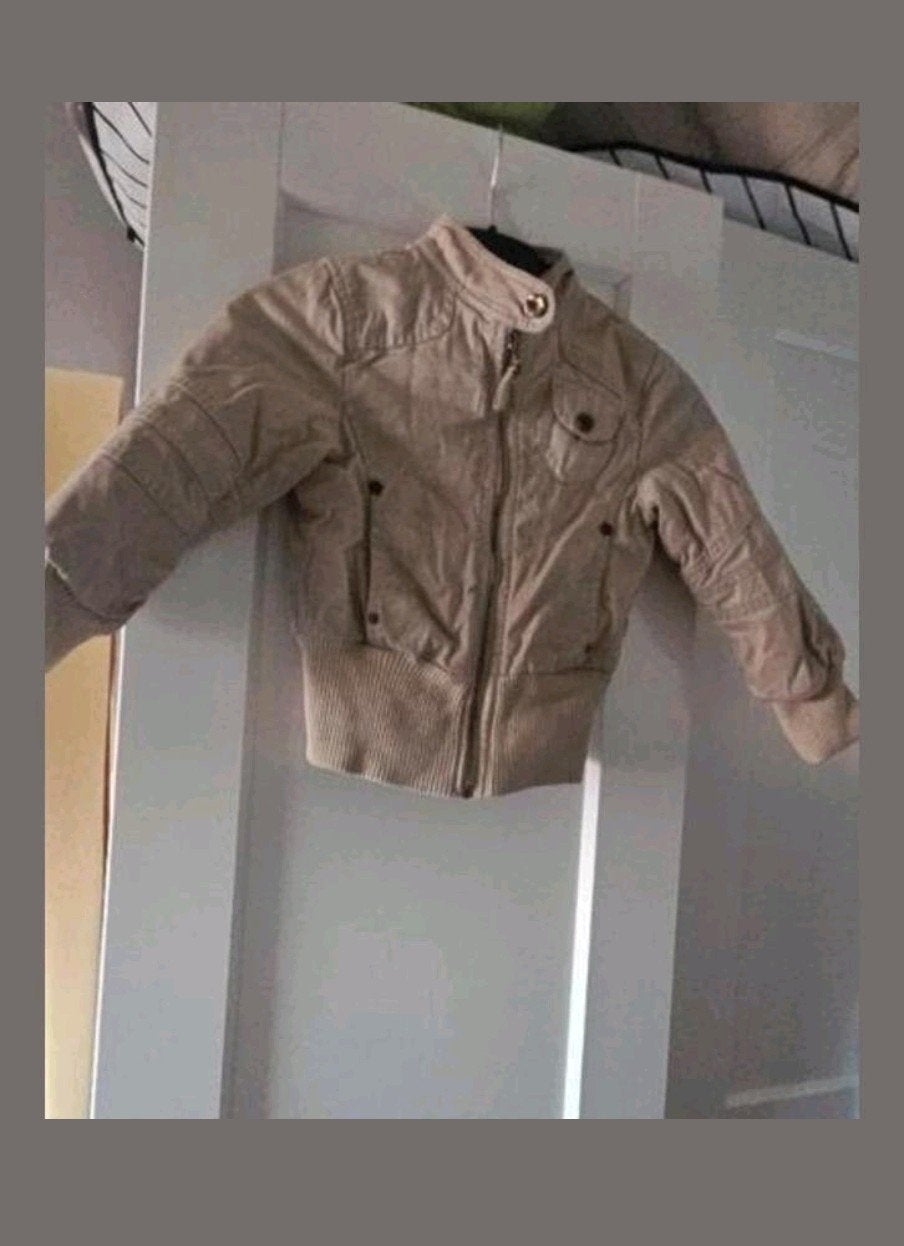 Diesel beige jas maat 104, Meisje, Diesel, Ophalen of Verzenden, Zo goed als nieuw