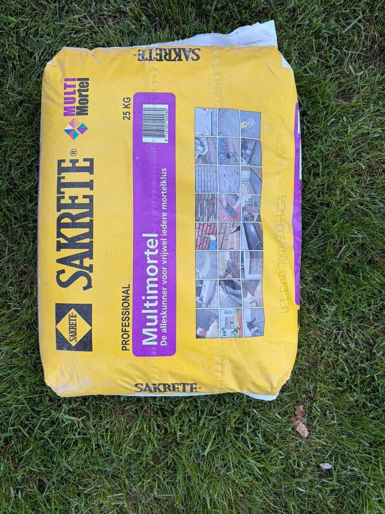 Sakrete Multimortel 25 kg, Ophalen, Zo goed als nieuw, Overige typen
