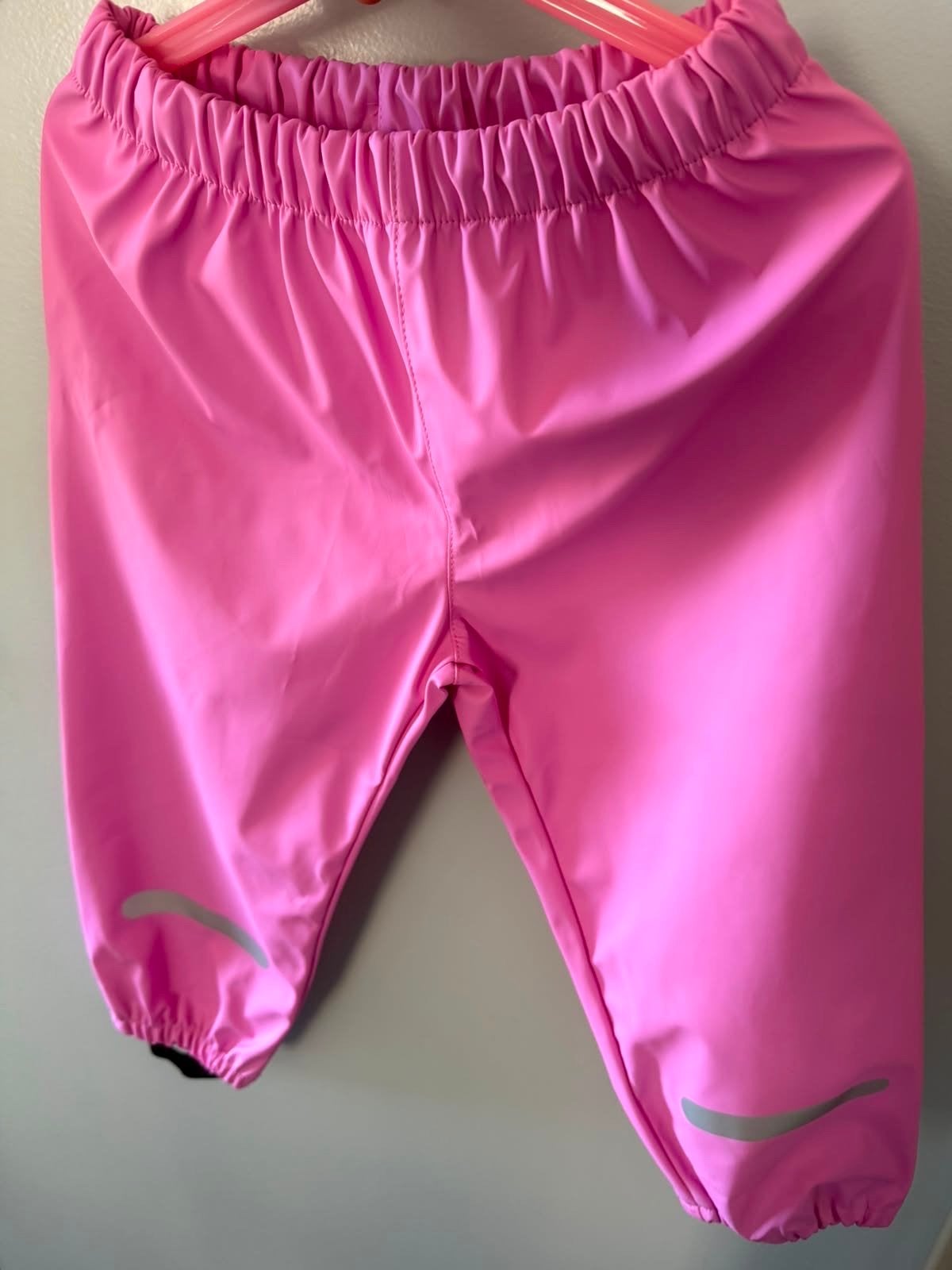 Roze regenbroek maat 122, Ophalen of Verzenden, Gebruikt, Meisje, Broek