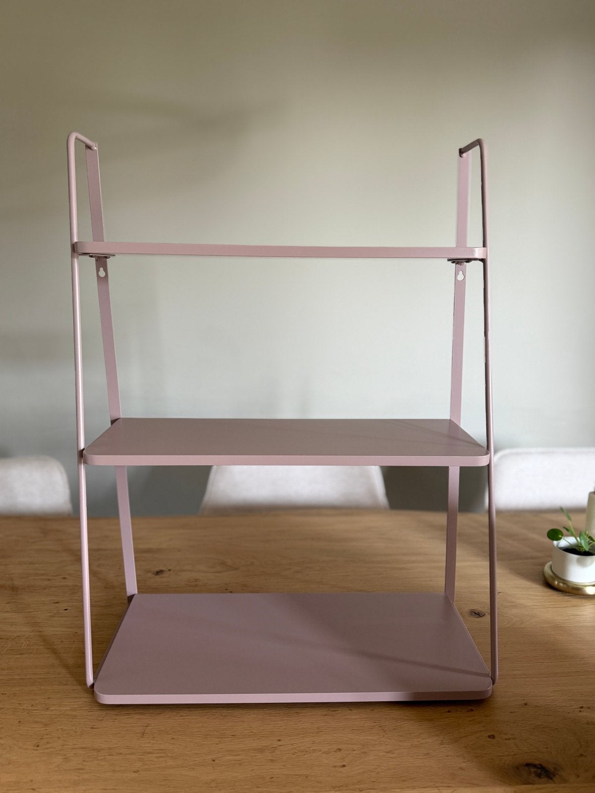 Wandrek oud roze - 3 planken - W51 x H68 x D22 cm, Ophalen of Verzenden, Zo goed als nieuw