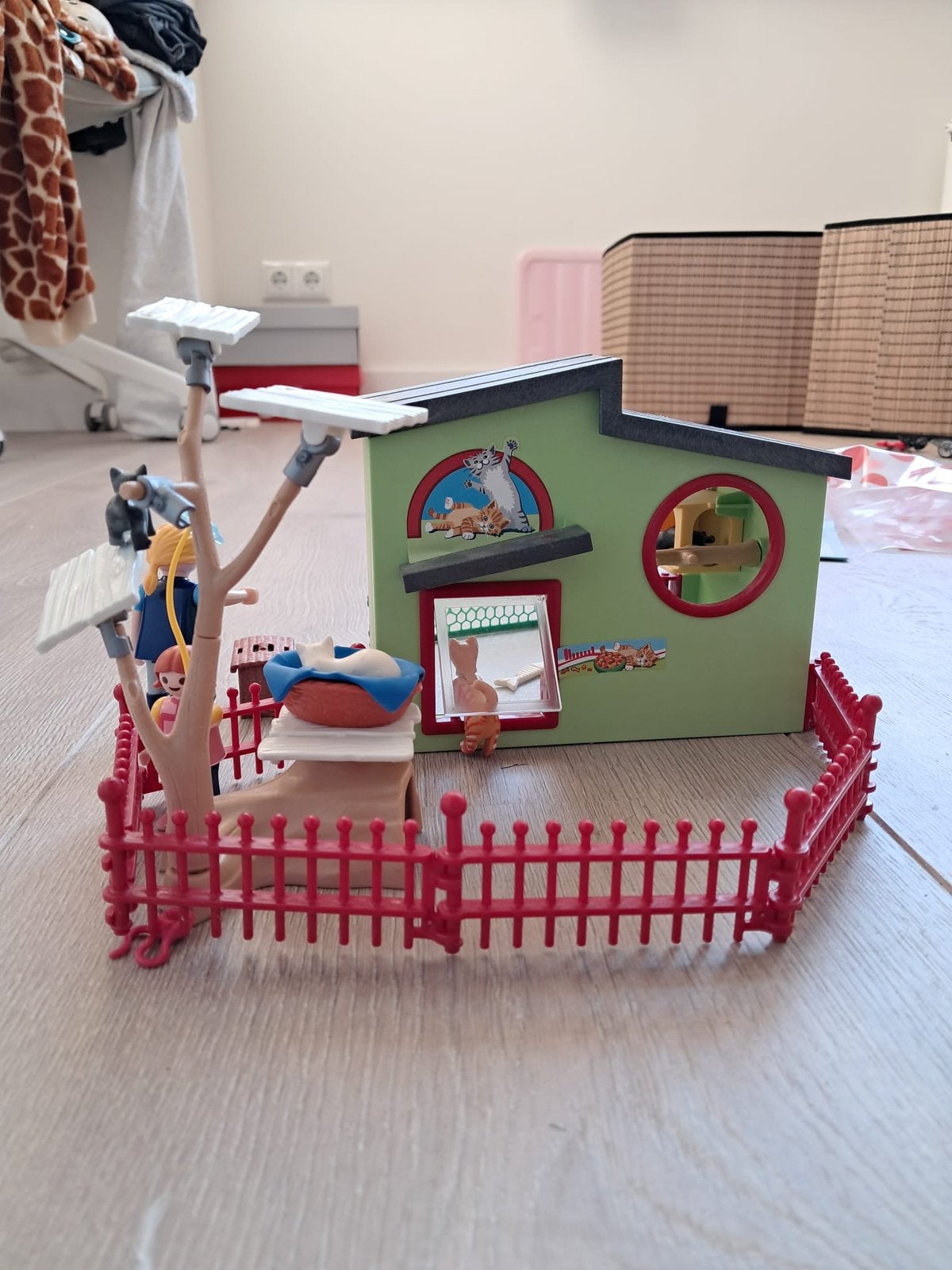 Playmobil 9276 kattenverblijf, Ophalen of Verzenden, Zo goed als nieuw, Complete set