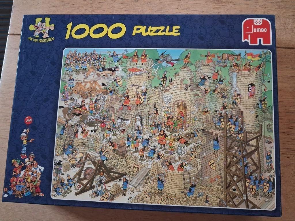 Puzzel, Ophalen, 500 t/m 1500 stukjes, Zo goed als nieuw, Legpuzzel