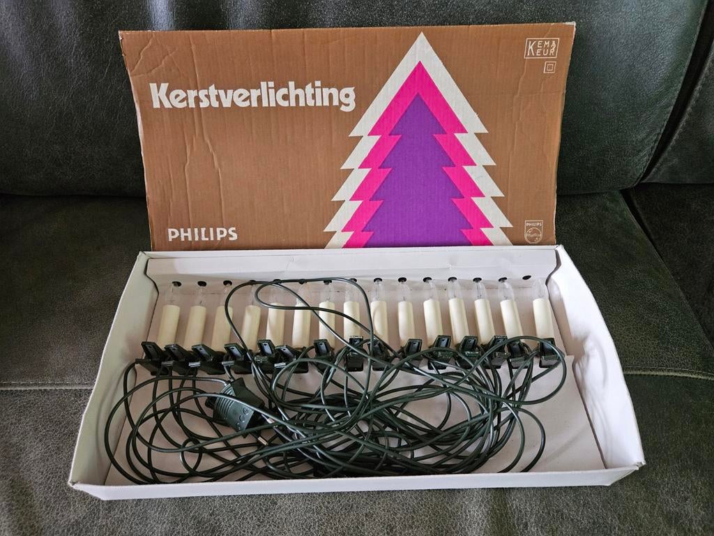 Philips werkende kerstverlichting jaren 60-70, Ophalen of Verzenden, Zo goed als nieuw