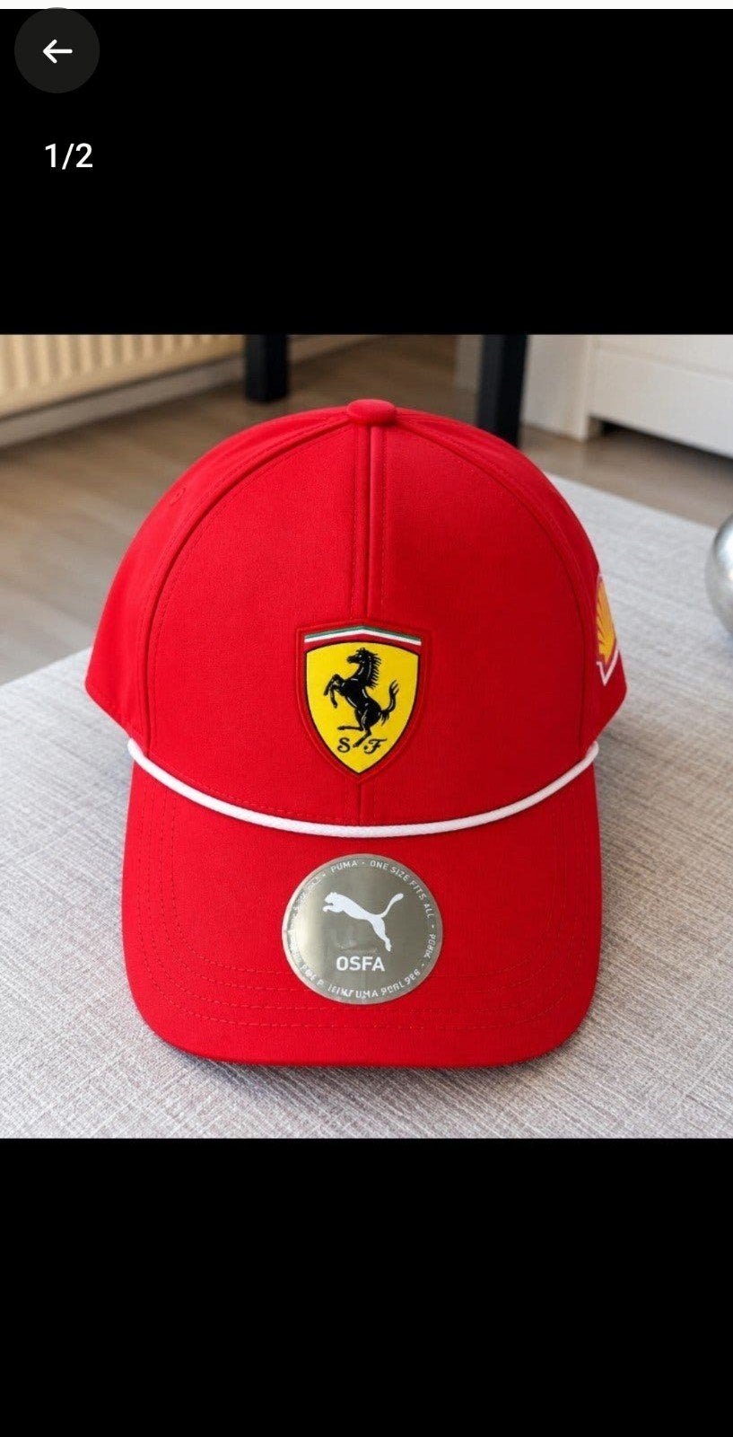 Nieuwe Ferrari Cap - Origineel en Ongebruikt, Ferrari, Nieuw, Pet, One size fits all
