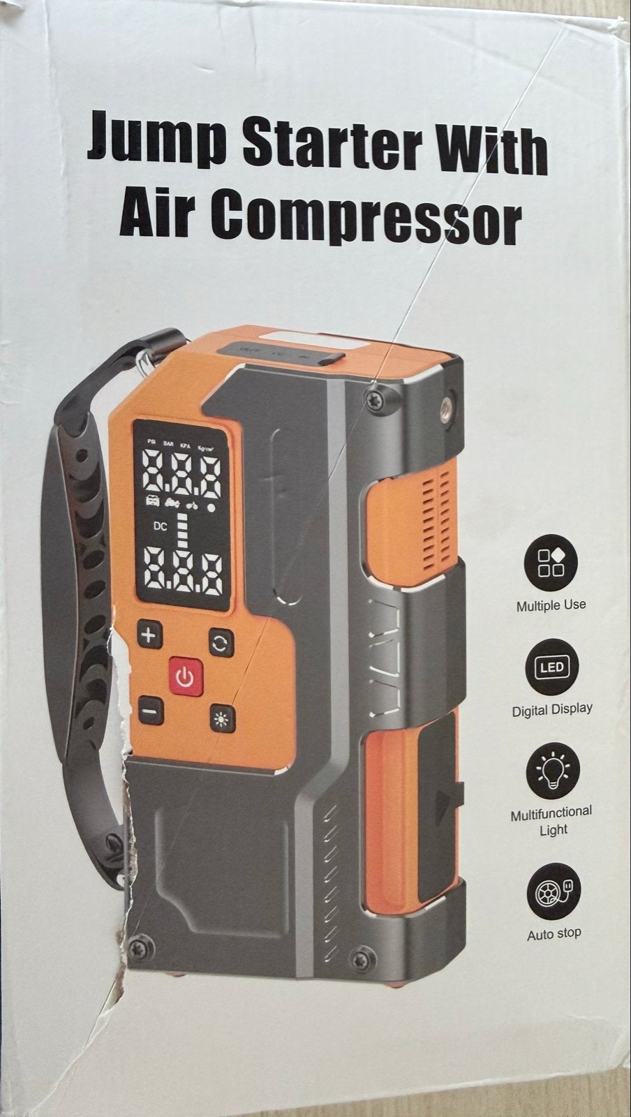 Jump Starter met Luchtcompressor - Nieuw in doos, Ophalen of Verzenden, Nieuw