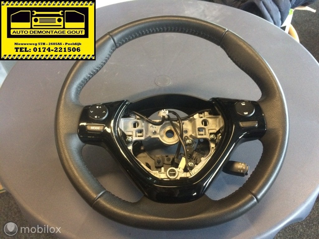 Aygo C1 108 ('14-'18)Stuurwiel MF Leder met Cruise Control, Auto-onderdelen, Gebruikt, Toyota, Ophalen of Verzenden, Toyota