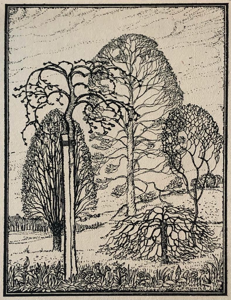Mooie kunst bij het Grafiekkabinet Fritz Röhrs, Antiek en Kunst, Ophalen of Verzenden