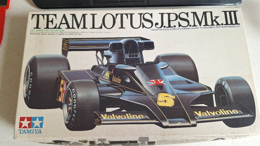 Tamiya Lotus jps raceauto    bouwpakket  1977, Auto, Groter dan 1:32, Ophalen of Verzenden, Zo goed als nieuw