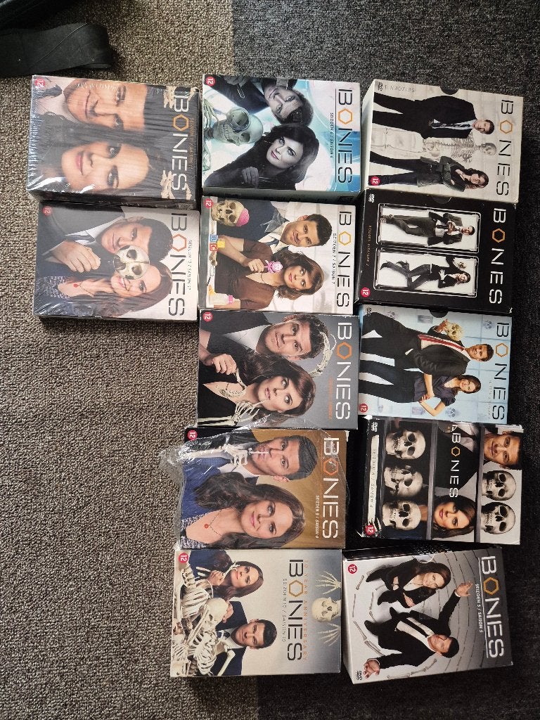 Dvds compleet Bones, Nederlands, Misdaad, Ophalen of Verzenden, Zo goed als nieuw