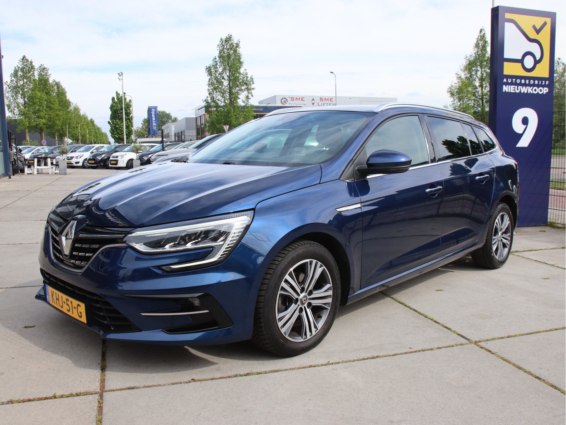 Renault Mégane Estate 1.5 Blue dCi Intens FULL LED, HUD Bos, Auto's, Gebruikt, Euro 6, 4 cilinders, Blauw