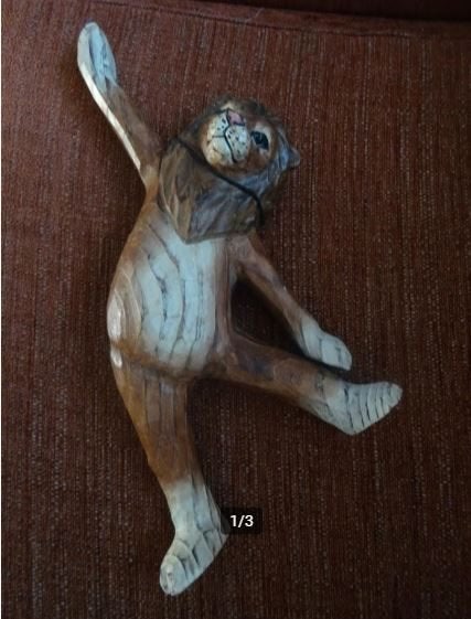 houten leeuw Parlane, Ophalen of Verzenden, Nieuw, Bruin, Hout