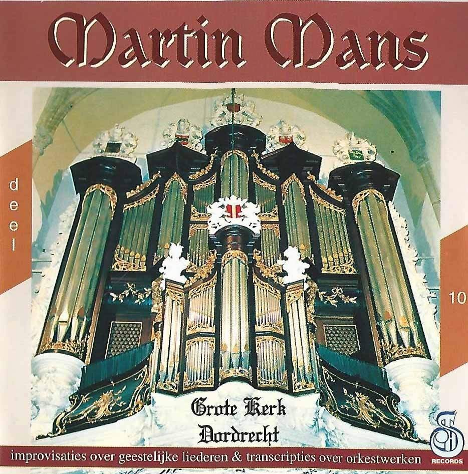 OrgelCD: Martin Mans - Improvisaties 10 Grote Kerk Dordrecht, Ophalen of Verzenden, Zo goed als nieuw, Instrumentaal, Orgel