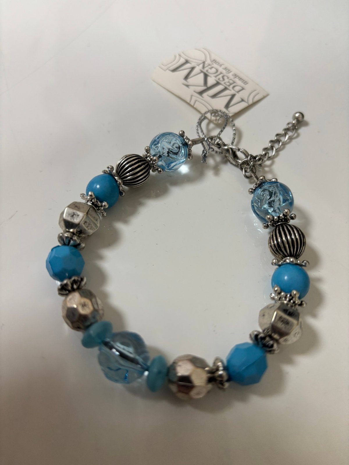 MKM Design armband blauw Nieuw!, Sieraden, Tassen en Uiterlijk, Armbanden, Ophalen of Verzenden, Nieuw, Blauw