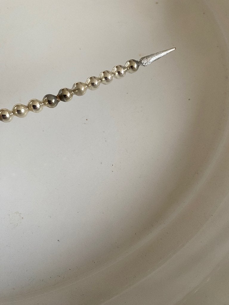 Antiek Gablonzer stokje Kerst zilver, Ophalen of Verzenden, Zo goed als nieuw