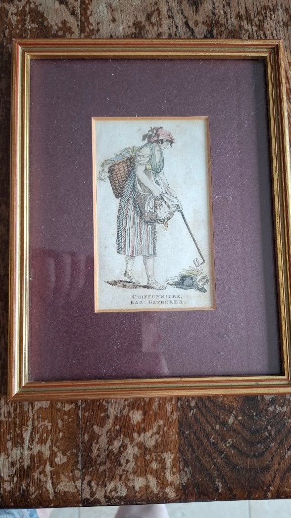 Gravure Chiffonniere +/- 1900, Verzenden, Gravure, 1900 - 1949