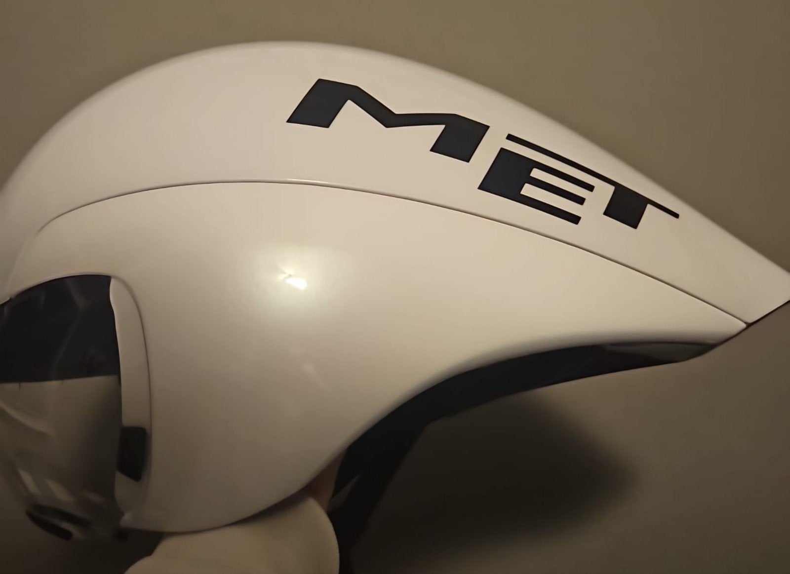 MET Drone Widebody Tijdrit Helm - Zo goed als nieuw, Ophalen, L, Heer of Dame, MET