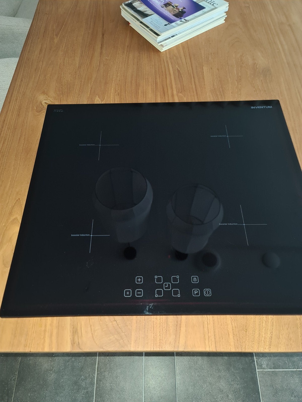 Inventum Inductiekookplaat - Zo goed als nieuw, Witgoed en Apparatuur, Kookplaten, Ophalen, 4 kookzones, Zo goed als nieuw, Inbouw