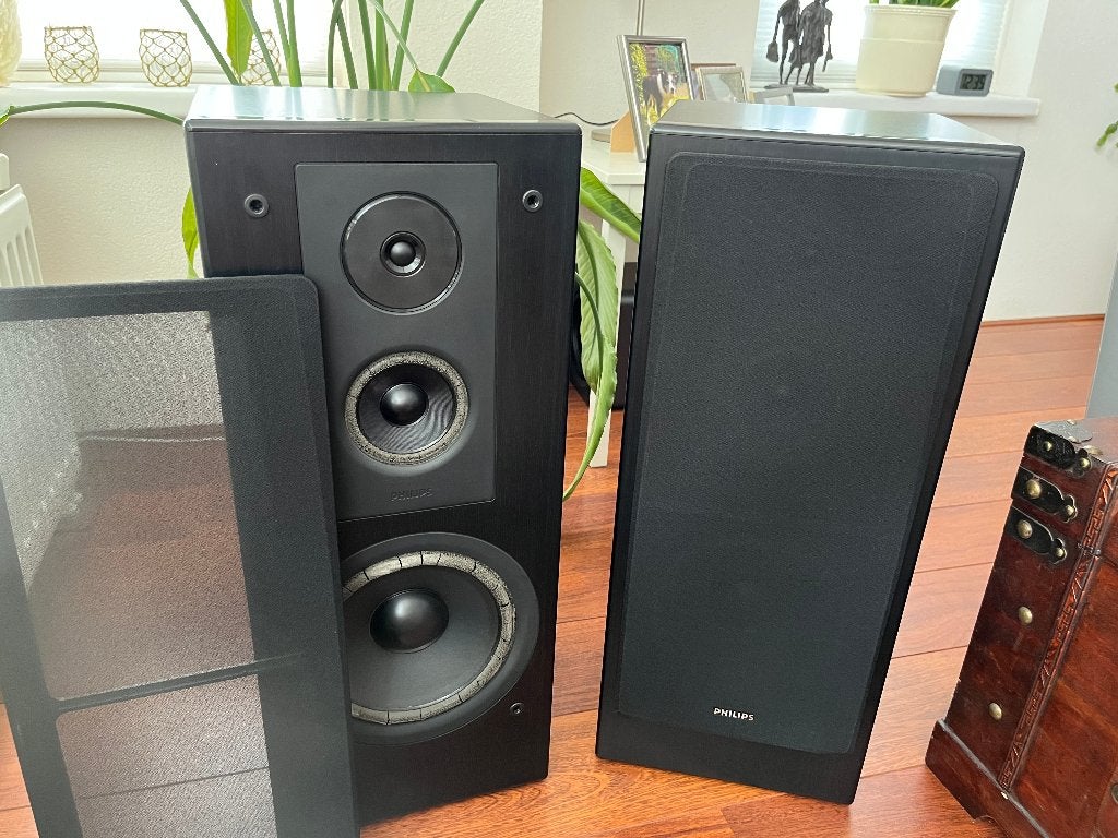 Philips FB830 Set - Voor de Liefhebber (Refoam project), Ophalen, Gebruikt, 60 tot 120 watt, Basreflex
