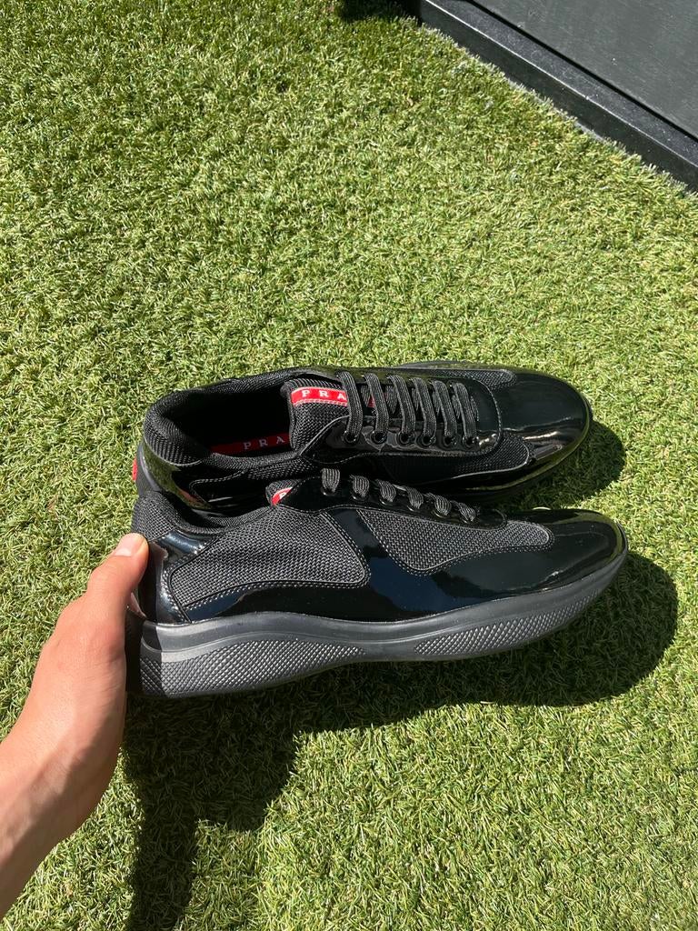 Prada cups zwart in maat 45 44 en 42, Kleding | Heren, Schoenen, Ophalen of Verzenden, Nieuw, Zwart, Sneakers of Gympen