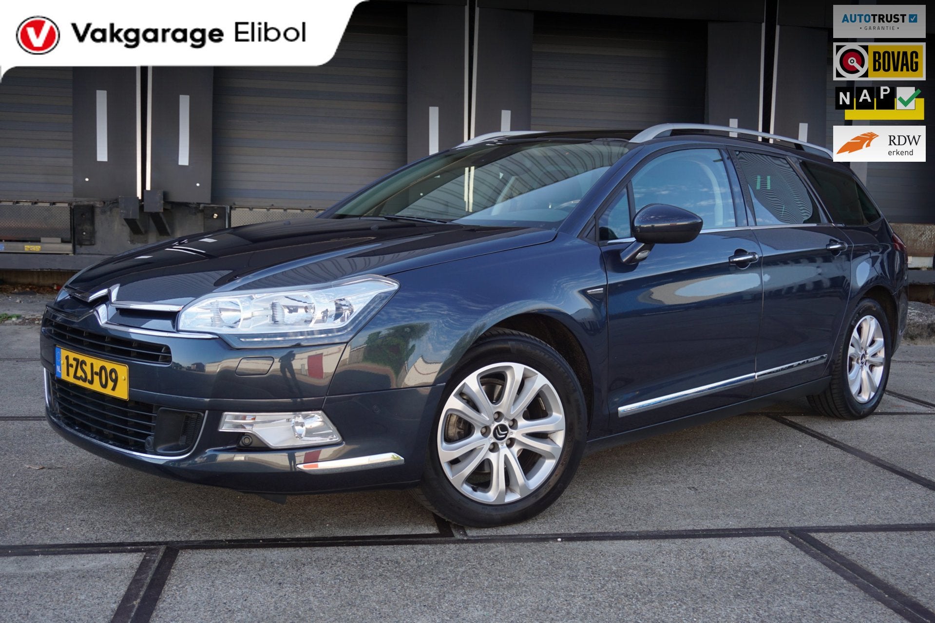Citroen C5 Tourer 1.6 THP Exclusive * Zeer Nette Auto *, Voorwielaandrijving, 15 km/l, Gebruikt, Blauw