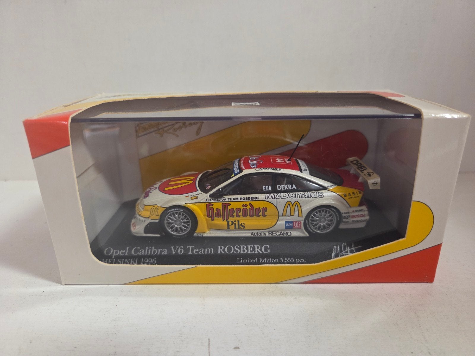 Minichamps Opel Calibra Rosberg, Auto, ., Ophalen of Verzenden, Zo goed als nieuw