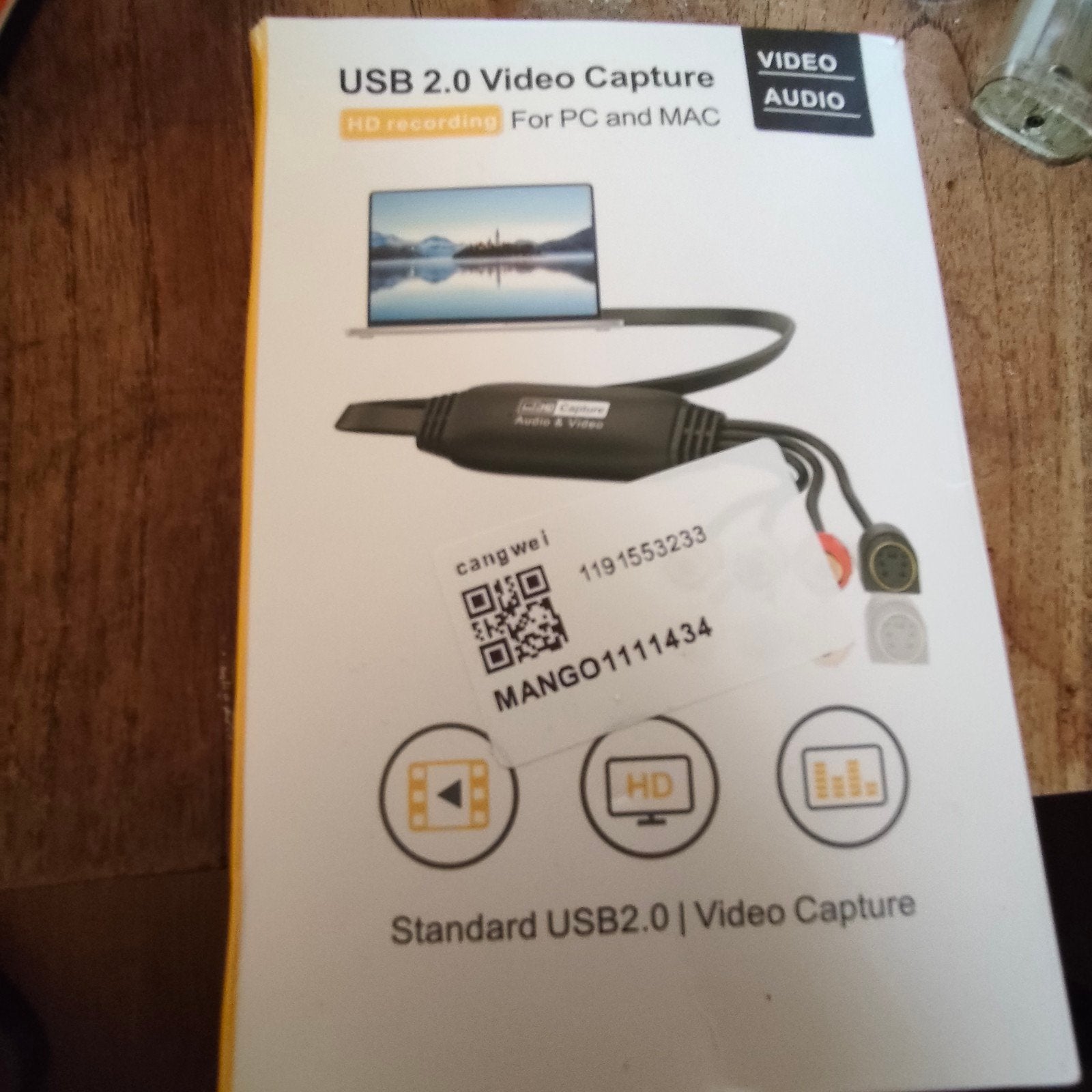 USB 2.0 Video Capture HD Opname voor PC en MAC, Ophalen of Verzenden, Nieuw