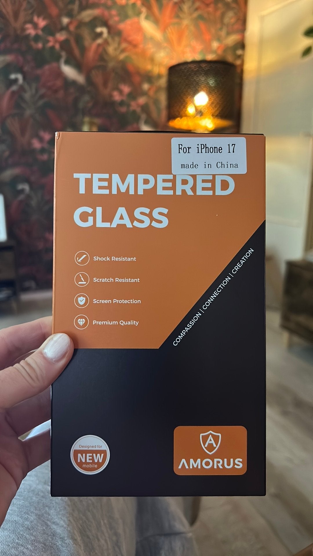 Screen pr. transparent + transparant case + tempered glass, Ophalen of Verzenden, Nieuw, Bescherming, Apple