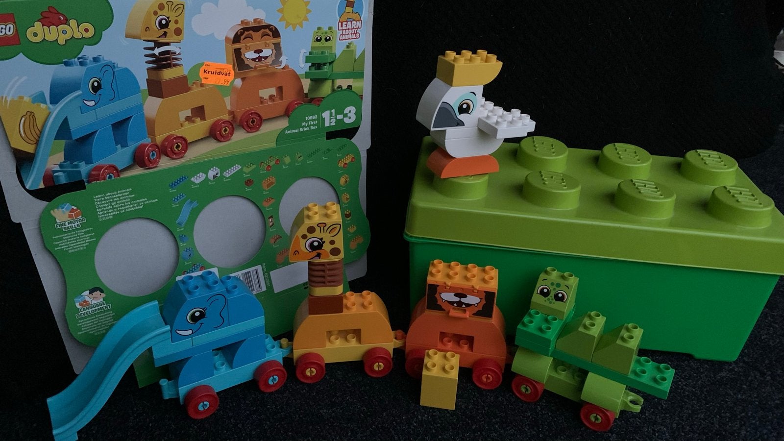 Lego Duplo Mijn Eerste Dierentrein 10955, Gebruikt, Overige thema's, Ophalen of Verzenden, Duplo