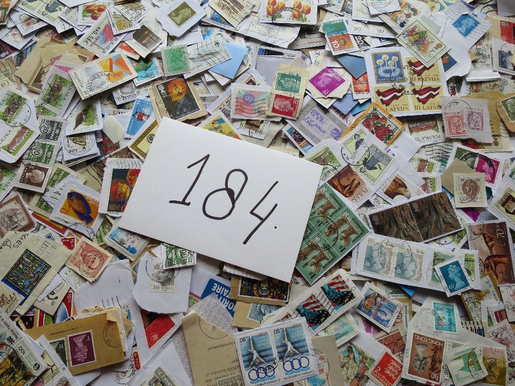 (184) Partij Postzegels Onafgeweekt Wereld, Postzegels en Munten, Ophalen, Buitenland