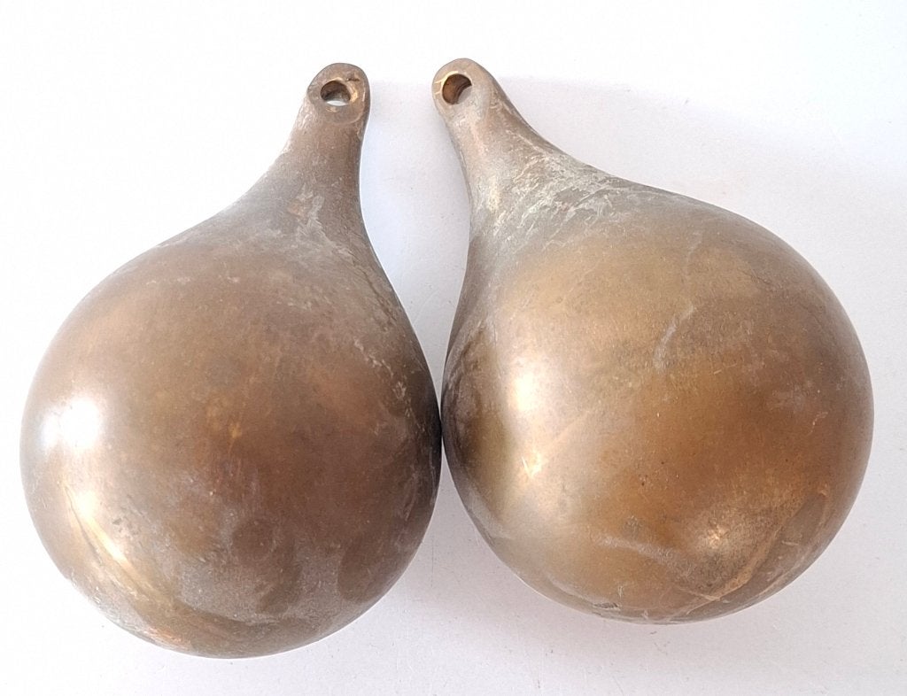Stel Zaanse klok gewichten 1287 gram per stuk., Ophalen of Verzenden