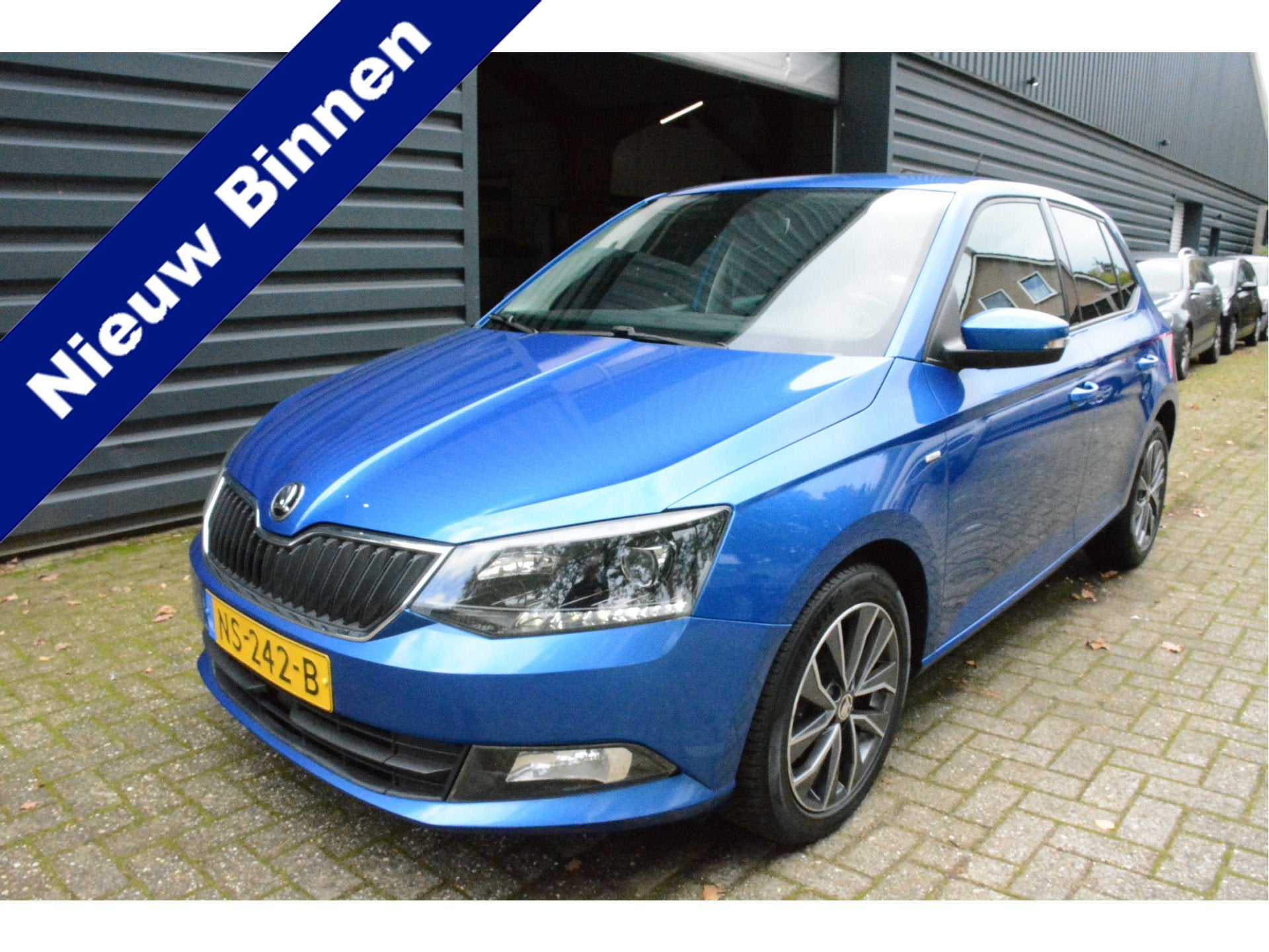 Skoda Fabia 1.2 TSI Drive| Navi|Cruise|Control|Clima, Auto's, Stof, 4 cilinders, Blauw, Origineel Nederlands